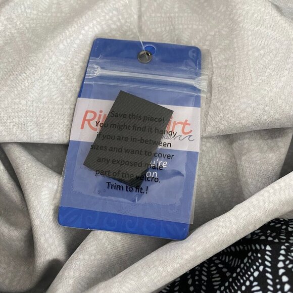 Ripskirt Hawaii Wrap Skirt XL Black Pearl‎ Batik Polyester Blend NWT SW-1913 - Picture 8 of 11